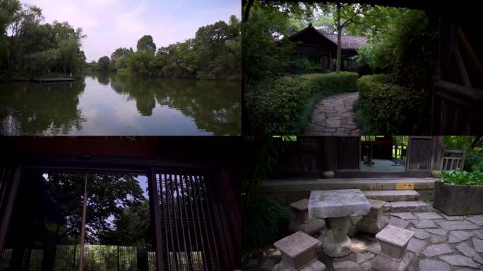 杭州国家西溪湿地公园梅竹山庄4K视频合集