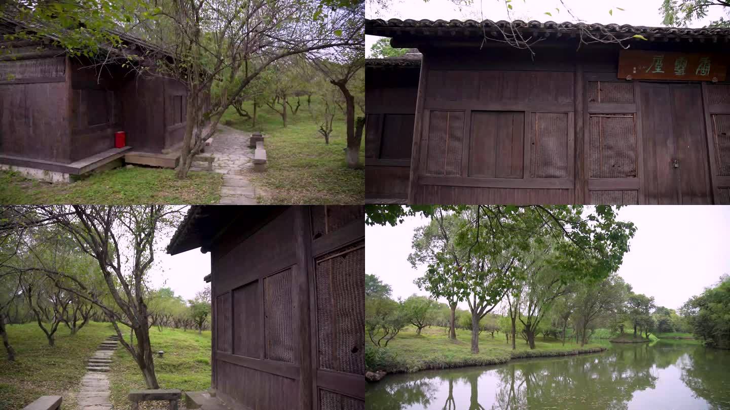 杭州国家西溪湿地公园雸雪屋4K视频合集