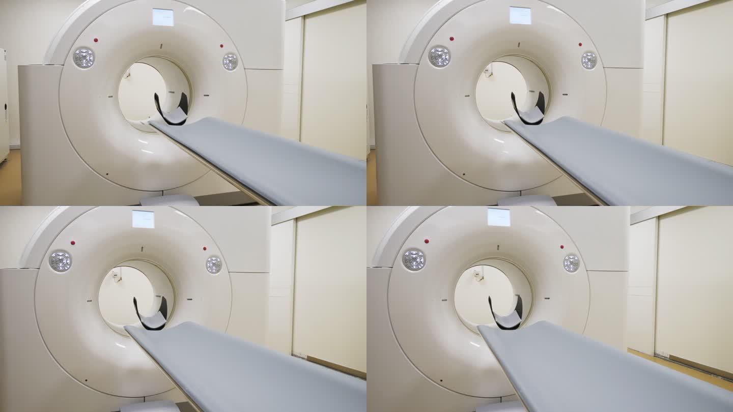 医院的空猫扫描床核磁共振扫描医疗大型设备