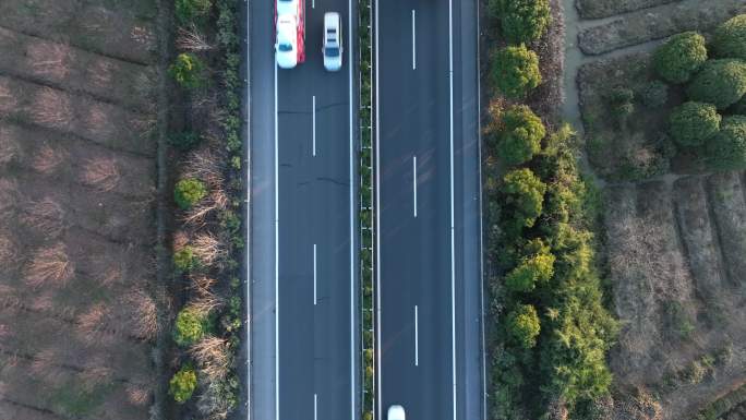 高速公路航拍