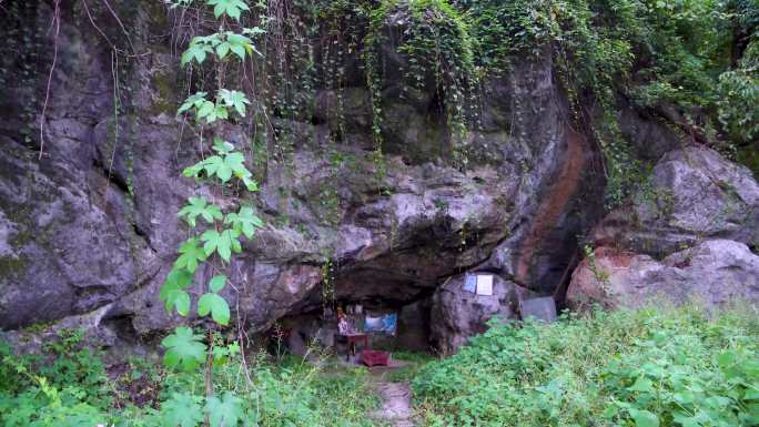 杭州凤凰山景区凤凰池遗址4K视频合集