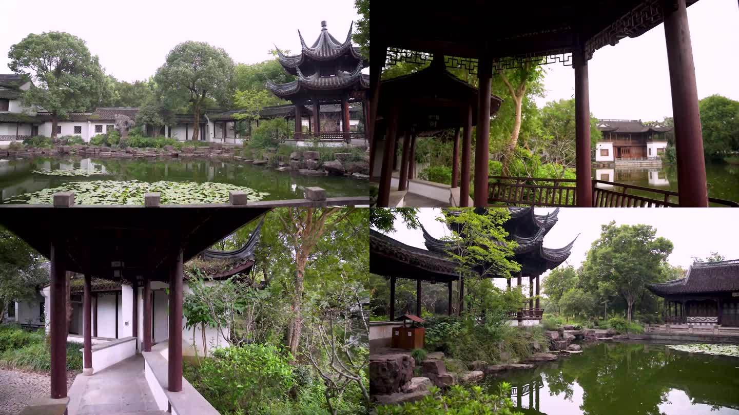 杭州国家西溪湿地高宅建筑4K视频合集