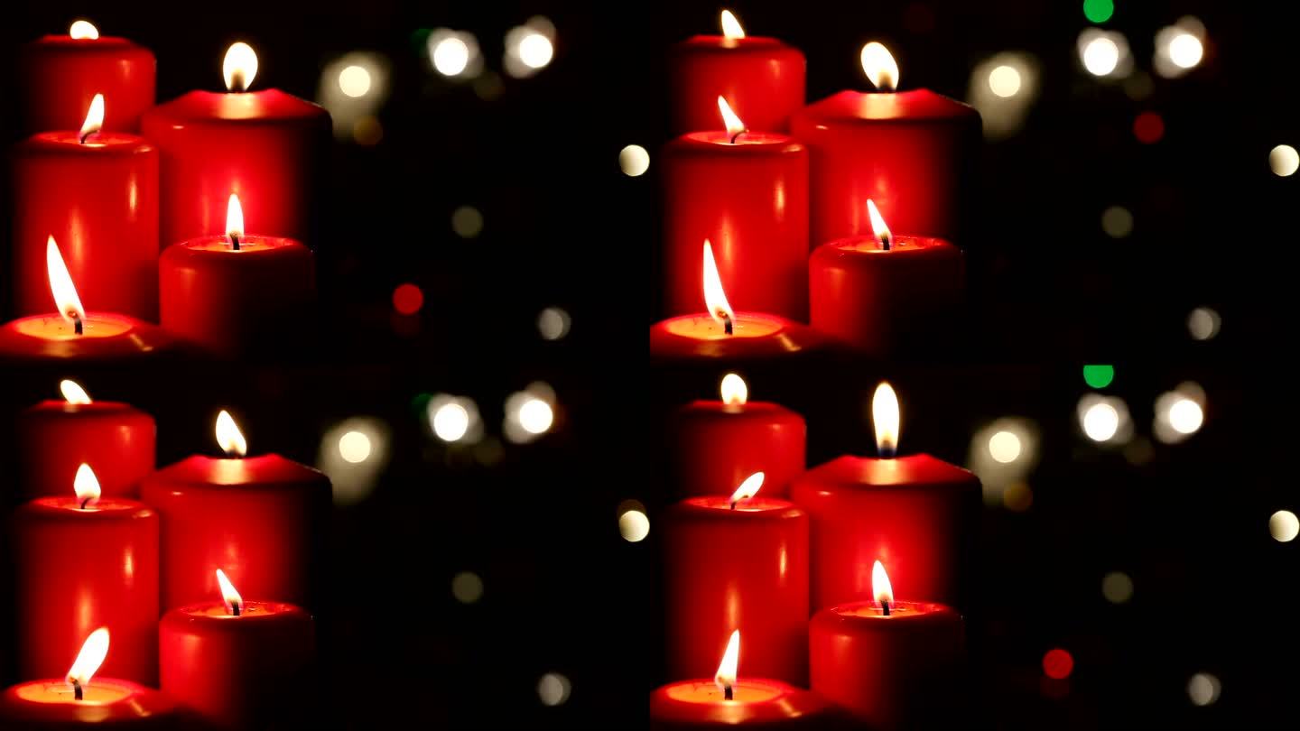 红蜡烛最适合圣诞 - 高清图片，堆糖，美图壁纸兴趣社区