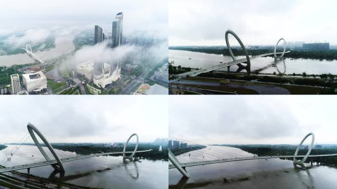 南京眼 云雾 步行桥
