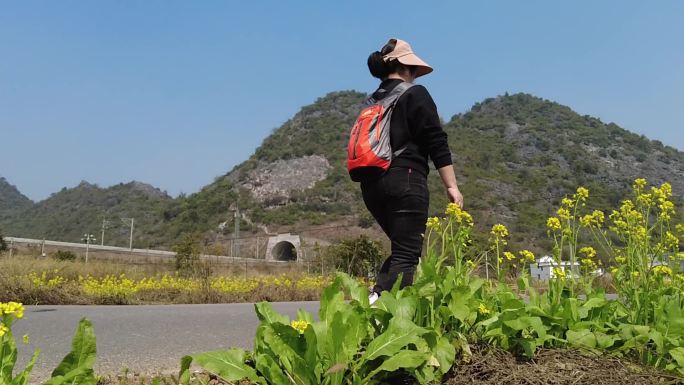 背包 旅行 徒步 女性 女子