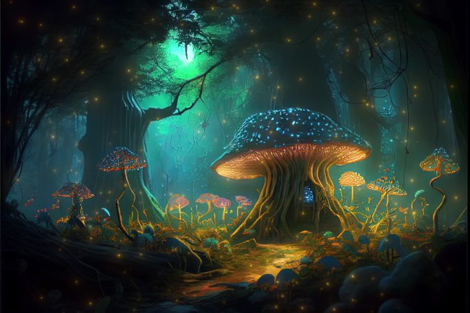 梦境仙境蘑菇