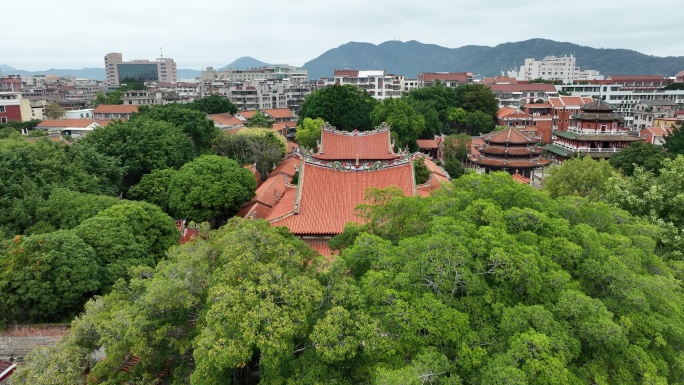 泉州承天寺航拍市区老城区鲤城区航拍