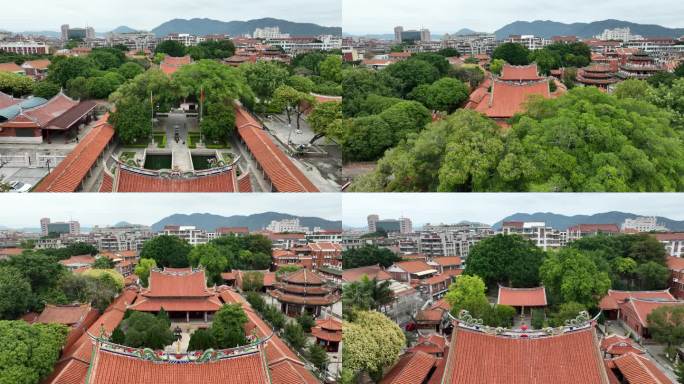 泉州承天寺航拍市区老城区鲤城区航拍