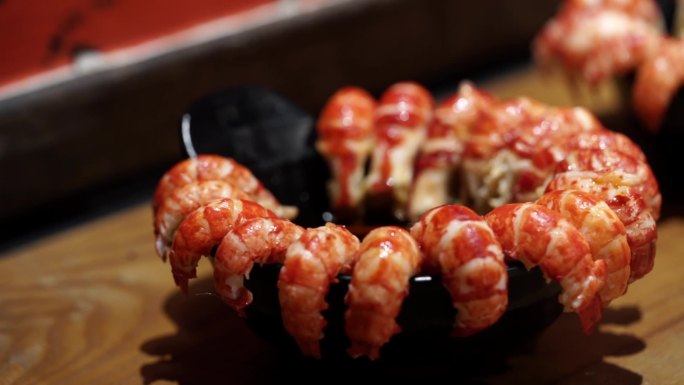 小龙虾肉展示特写餐饮美食中餐