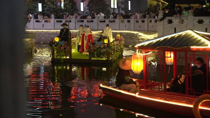 驻马店皇家驿站花船表演