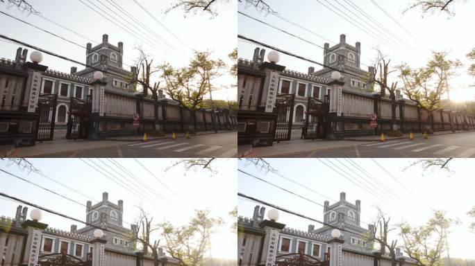 山西大学东旧址 候家巷日出延时摄影