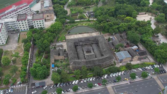 大埔泰安楼 土楼 客家围楼 客家水立方