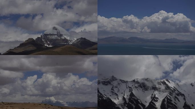 延时摄影：西藏阿里地区冈仁波齐神山