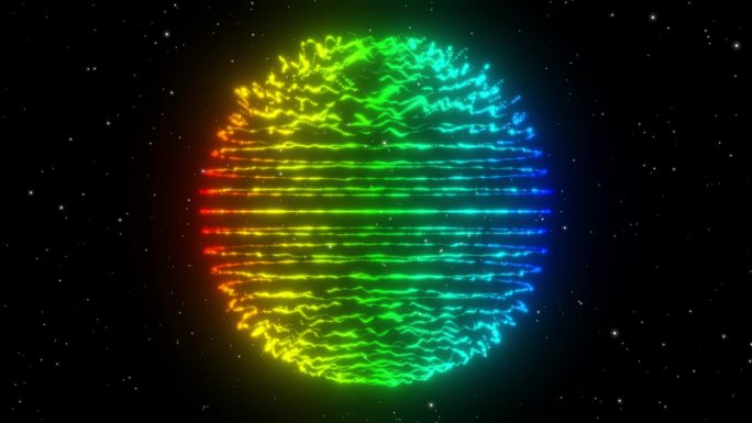 球形宇宙音频可视化