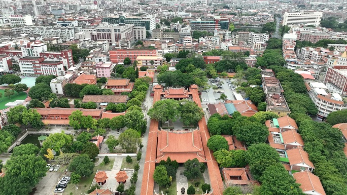 泉州承天寺航拍市区老城区鲤城区航拍