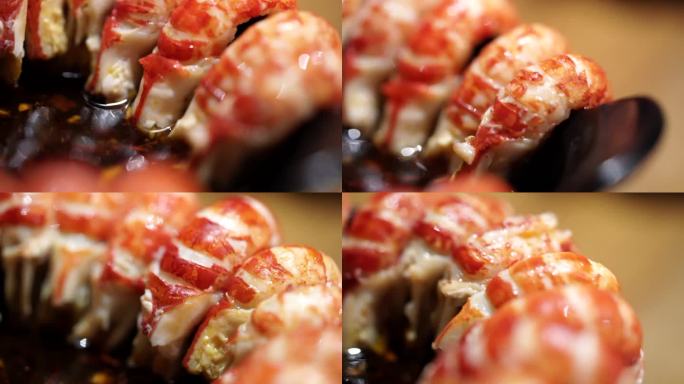 小龙虾肉展示特写餐饮美食中餐