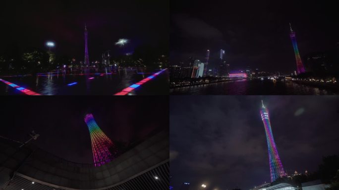 广州塔夜景及周边