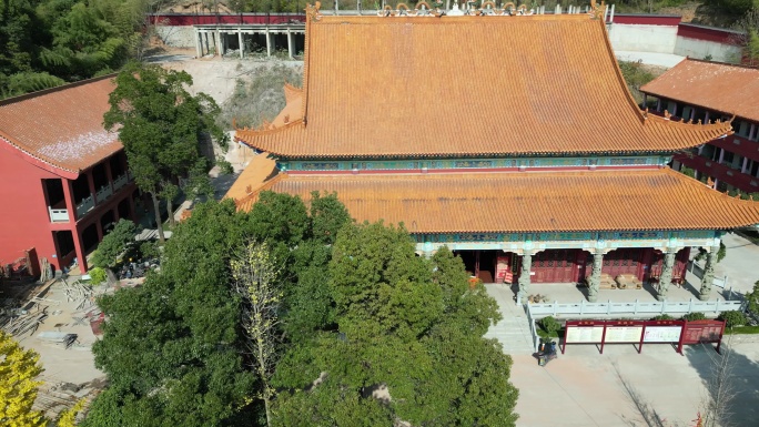 湖南怀化中坡山菩提寺4K航拍 (5)
