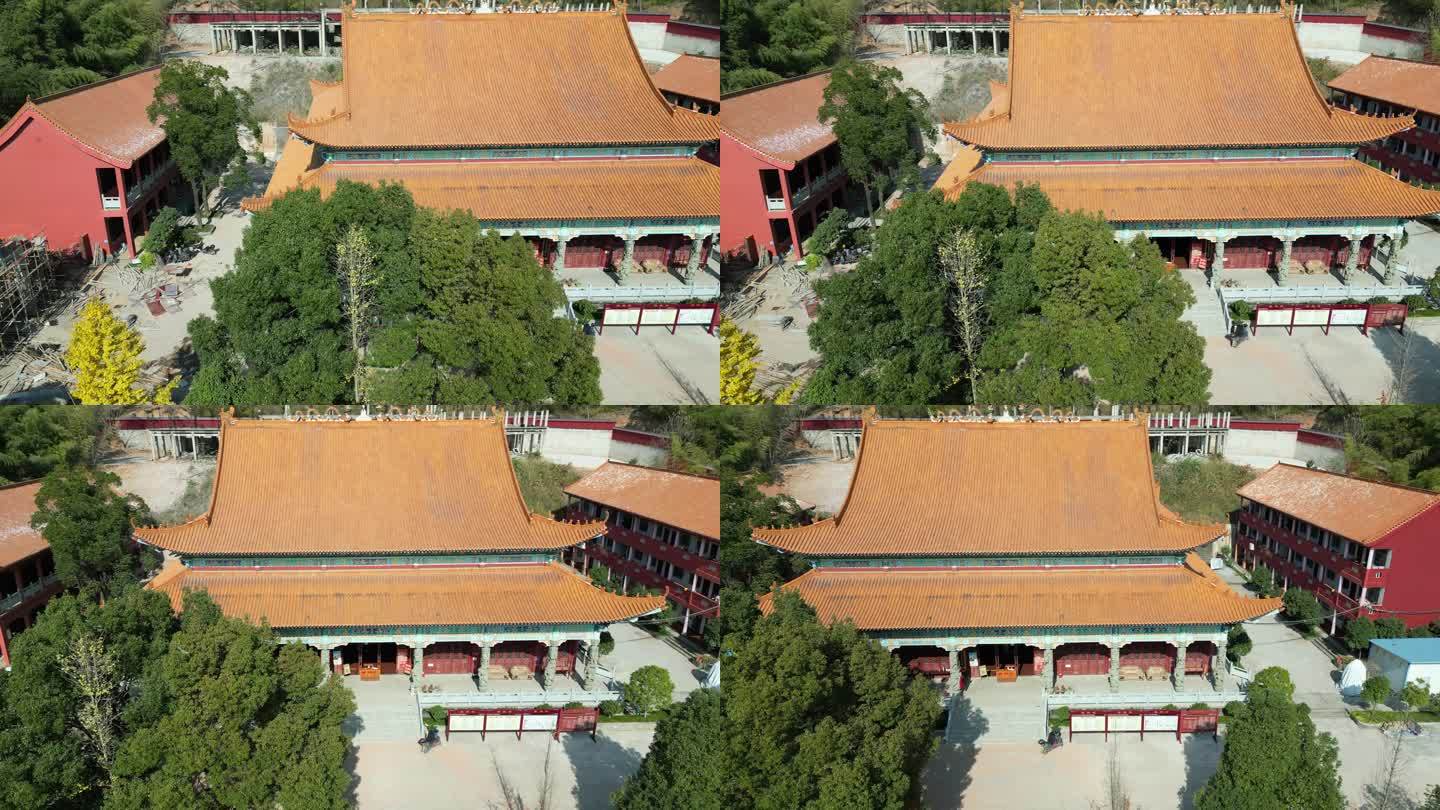 湖南怀化中坡山菩提寺4K航拍 (5)