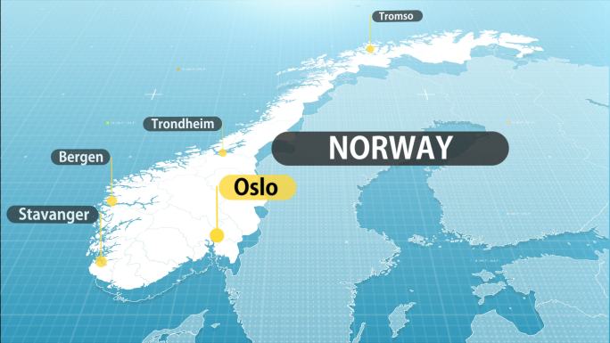 挪威地图地图板块发展