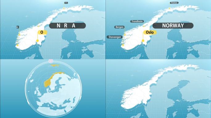 挪威地图地图板块发展
