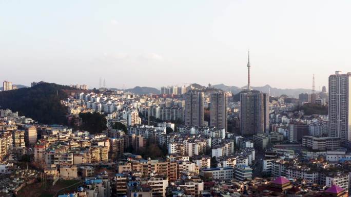 4k贵阳老城航拍