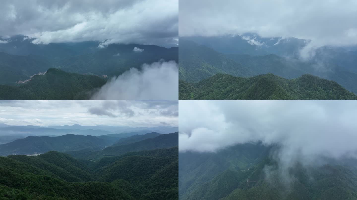 龙岩天宫山地区群山森林航拍合集