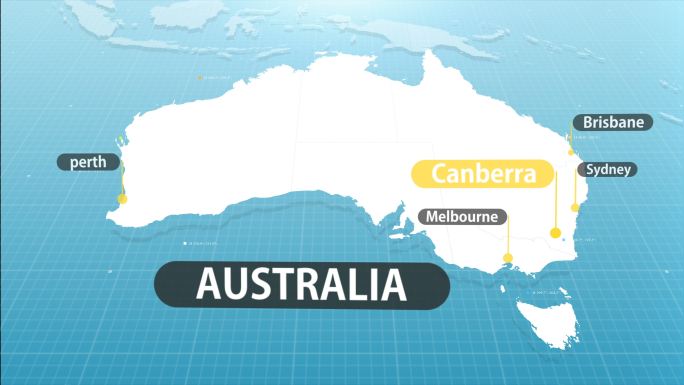 澳大利亚地图地图板块发展