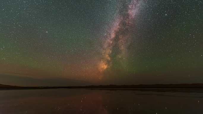 【8K50帧星空延时】沙山湖泊+夏季银河