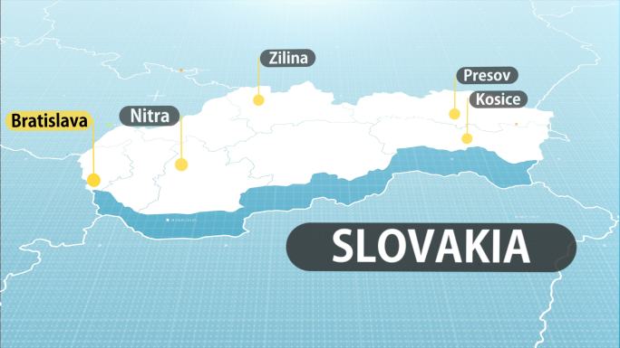 斯洛伐克地图地图标志发展