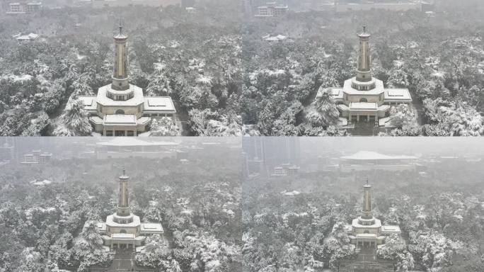长沙烈士公园雪景2