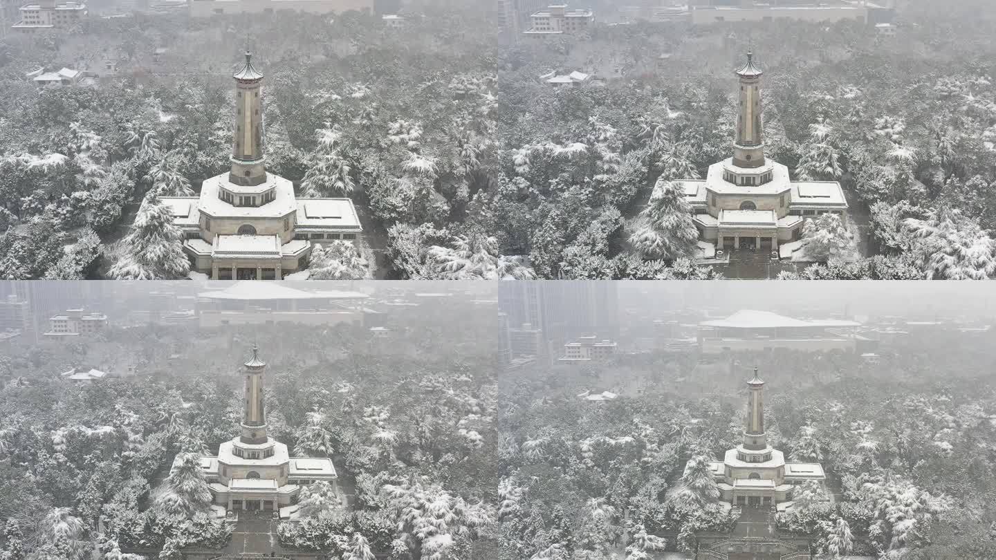 长沙烈士公园雪景2