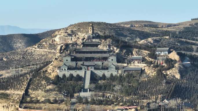 大同焦山寺航拍