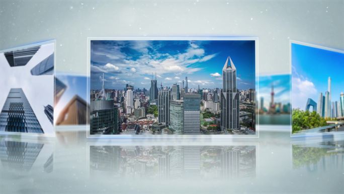 干净简洁照片旋转展示