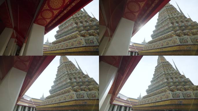 泰国曼谷Wat pho寺的宝塔