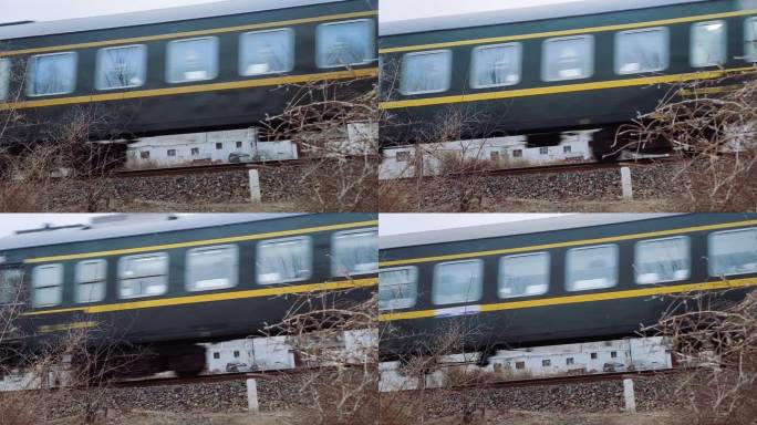 绿皮火车 旅游 回家 春运 冬天列车