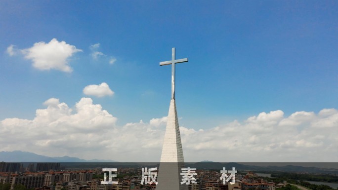 教堂风景十字架惠州堂