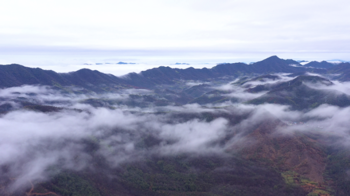 壮丽山河 云海山川 群山村落 仙境人间