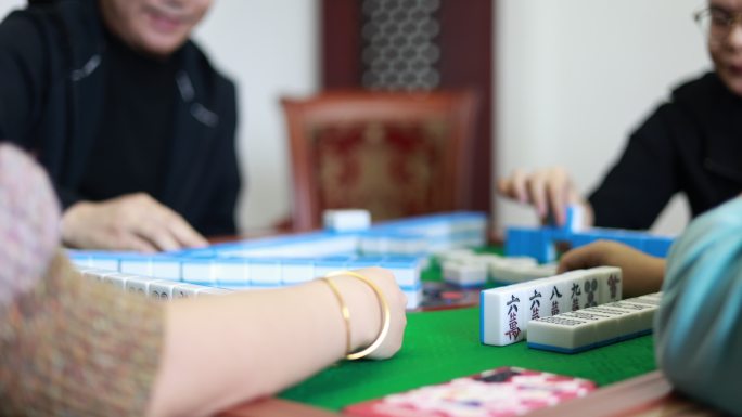 赌博打麻将警示反腐休闲娱乐