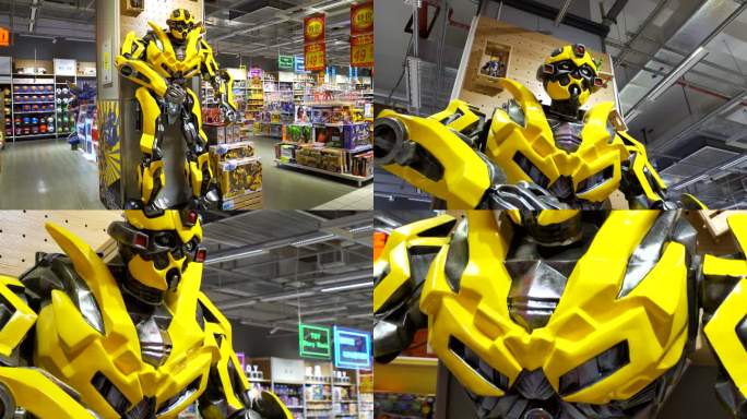 大黄蜂超市玩具4k