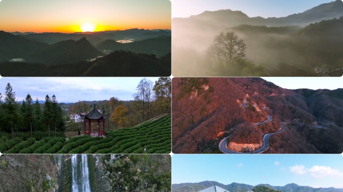 安徽金寨文化旅游宣传记录片合集素材