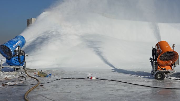 造雪机空镜头