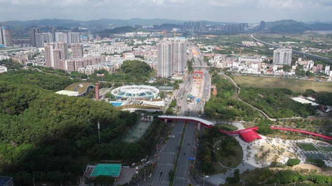 【正版素材】深圳光明区全景