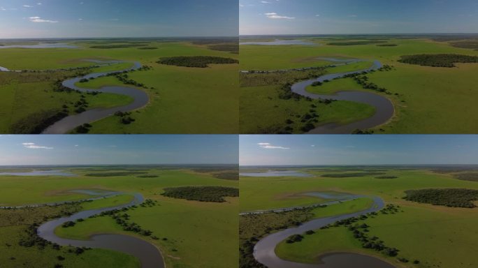 阿根廷圣菲广场拉古纳河（laguna del plata santa fe argentina），上