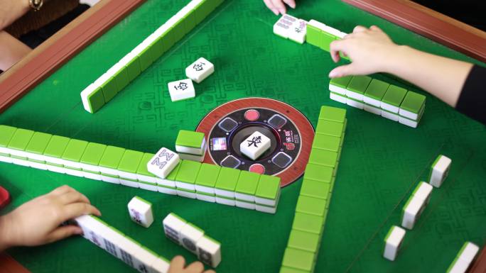 赌博打麻将警示反腐休闲娱乐