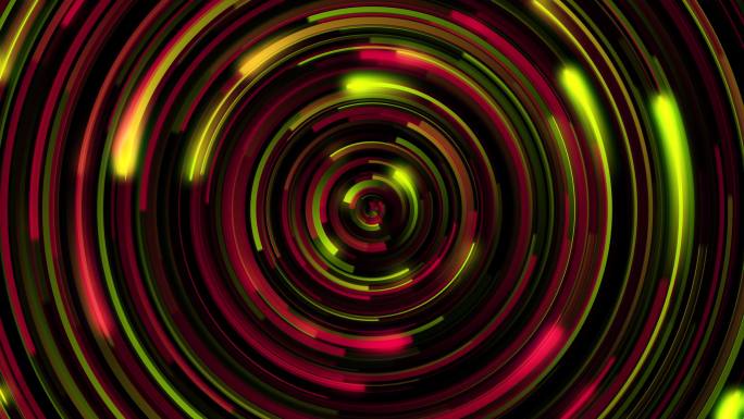 抽象动画背景星轨彩色粒子拖尾旋转旋涡