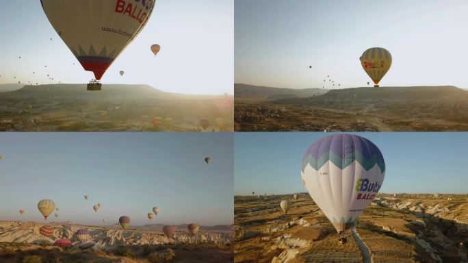 土耳其热气球4k航拍