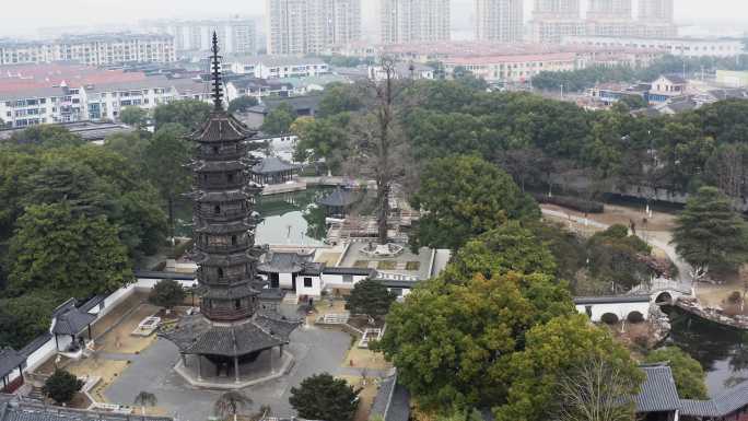 江苏常熟梅李聚沙园风光