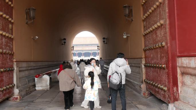 游览北京故宫博物院