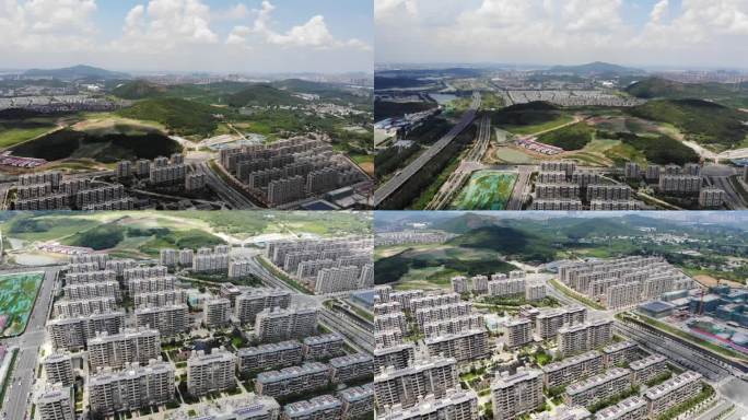 房地产 建设 发展 南京 紫东 航拍